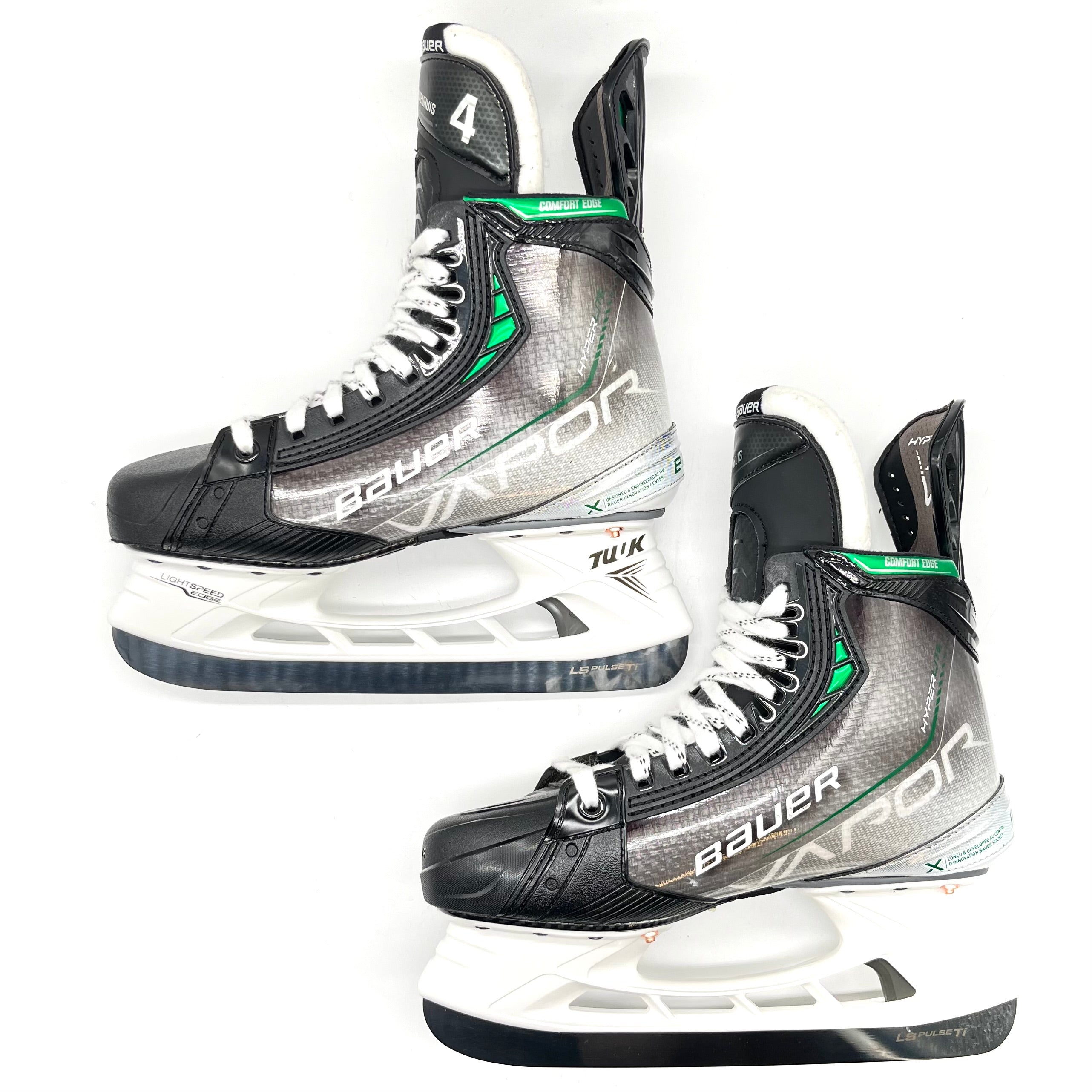 Patins de hockey Bauer Vapor Hyperlite Pro Stock - Taille 7D (vert)